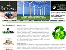 Tablet Screenshot of greenersafer.com